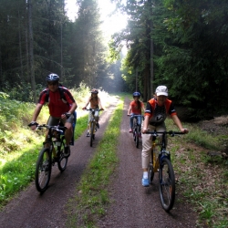 Centre based mountain cycling in Sudetes Mountains