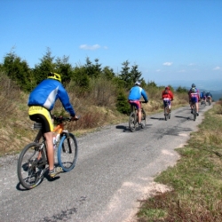 Centre based mountain cycling in Sudetes Mountains